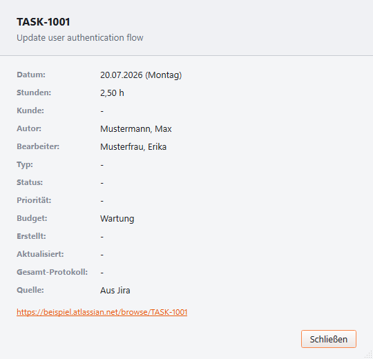 Ticket-Details (hell)