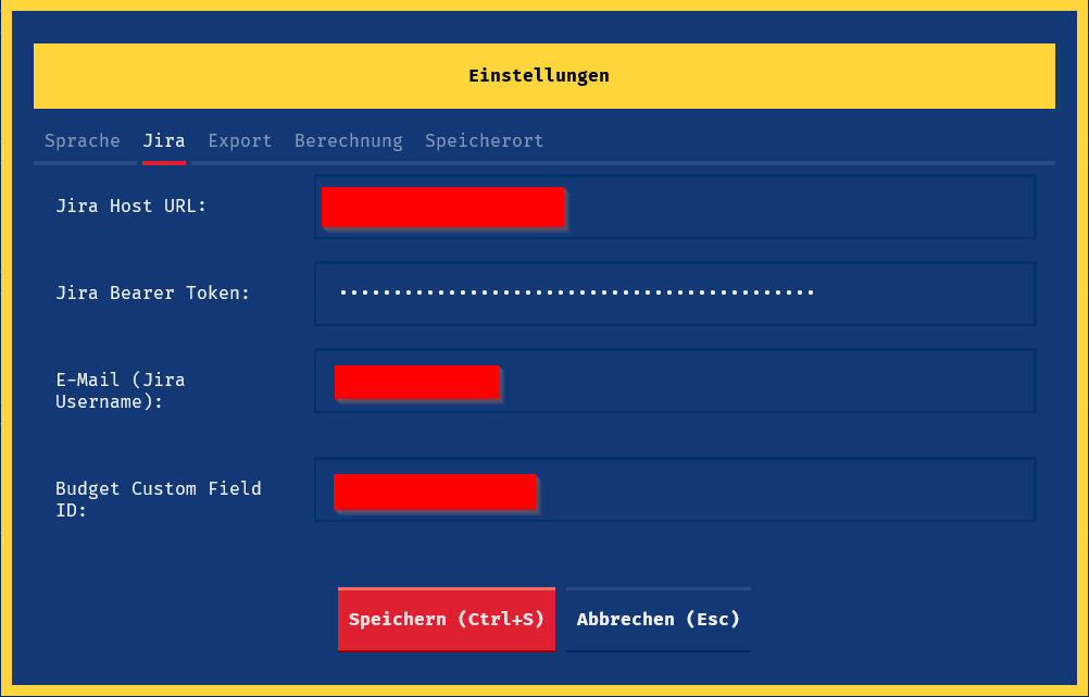 Einstellungen Jira (Metropolis)